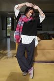 Scamp Leopard Demi Bloom Pant Navy /5 =